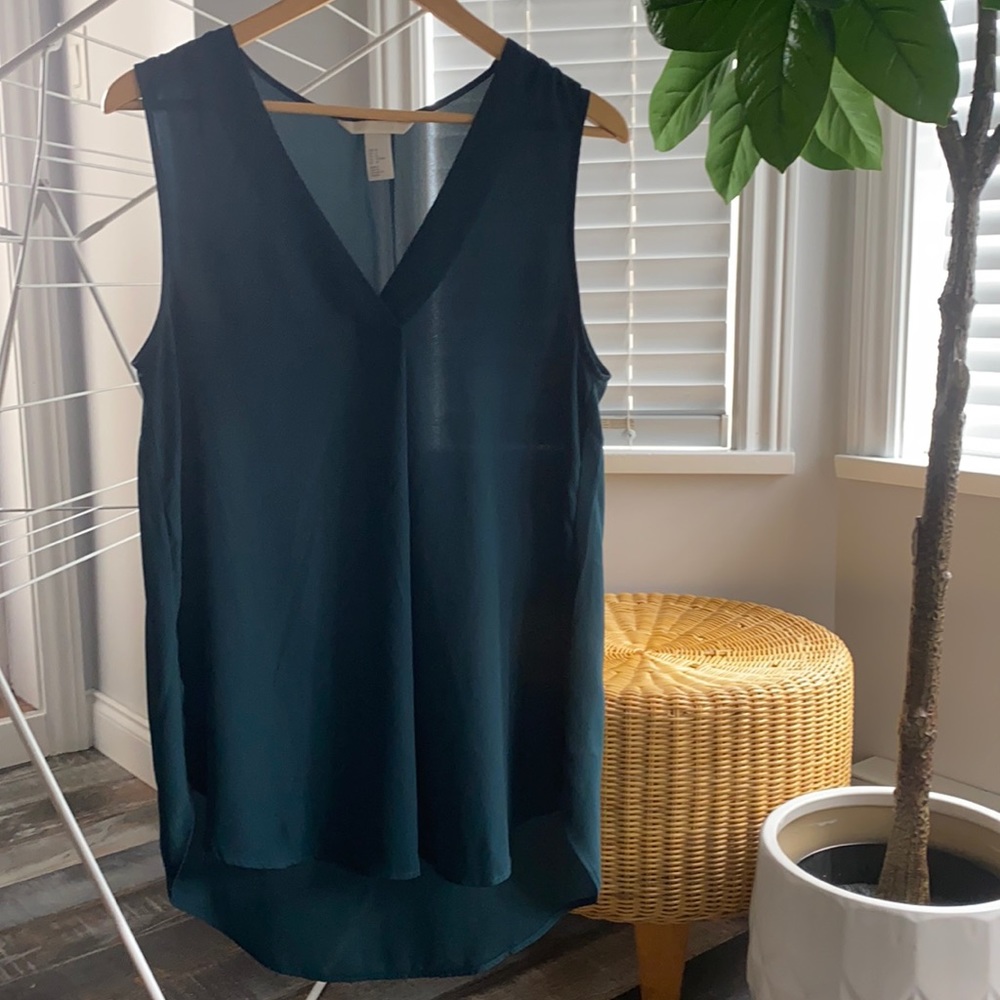 H&M long tank blouse